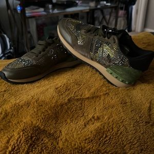 Camo crystal Valentino sneaker